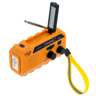 Adler | Portable radio with flashlight | AD 1197 | Alarm function Adler | Portable radio with flashlight | AD 1197 | Alarm function