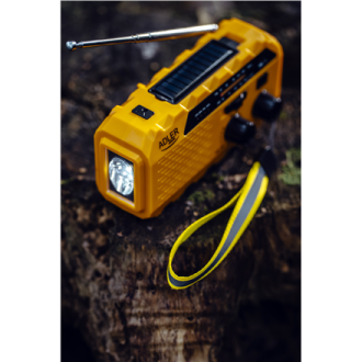 Adler | Portable radio with flashlight | AD 1197 | Alarm function Adler | Portable radio with flashlight | AD 1197 | Alarm function