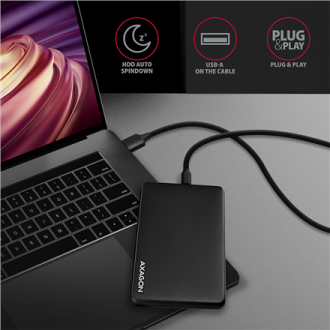 AXAGON Screwless USB 3.2 Gen 1 - SATA 6G external box for 2.5 AXAGON Screwless USB 3.2 Gen 1 - SATA 6G external box for 2.5