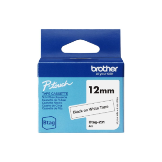 Brother BTAG-231 | Black on White | Btag Brother BTAG-231 | Black on White | Btag
