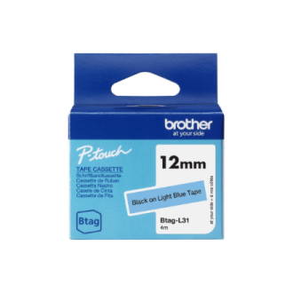 Brother BTAG-L31 | Black on Light Blue | Btag Brother BTAG-L31 | Black on Light Blue | Btag