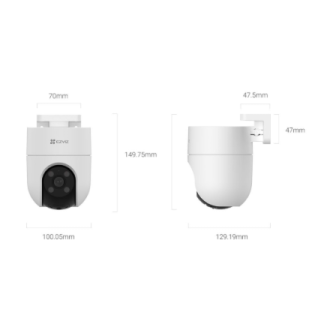 EZVIZ | CS-H8C 4G | Turret | 3 MP | 4mm | IP65 | H.265/H.264 | Micro SD, Max. 512GB EZVIZ | CS-H8C 4G | Turret | 3 MP | 4mm | IP65 | H.265/H.264 | Micro SD, Max. 512GB