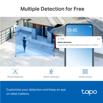 TP-LINK | Pan/Tilt Security Wi-Fi Camera | Tapo C510W | Dome | 3 MP | 3.9mm | IP65 | H.264 | MicroSD, up to 512 GB