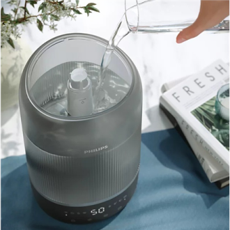 Philips | Humidifier | HU1510/03 Series 1000 | 19.6 W | Water tank capacity 3 L | Suitable for rooms up to 41 m | Ultrasonic | H Philips | Humidifier | HU1510/03 Series 1000 | 19.6 W | Water tank capacity 3 L | Suitable for rooms up to 41 m | Ultrasonic | H