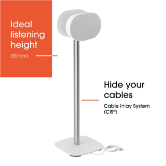 Vogels Floor stand | SFS 4133 Sonos speaker stand for Era 300 | Maximum weight (capacity) 4.5 kg | White Vogels Floor stand | SFS 4133 Sonos speaker stand for Era 300 | Maximum weight (capacity) 4.5 kg | White