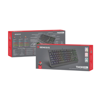 Genesis | THOR 230 TKL | Mechanical Gaming Keyboard | Wired | US | Linear | Black | RGB Genesis | THOR 230 TKL | Mechanical Gaming Keyboard | Wired | US | Linear | Black | RGB