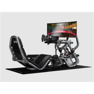 Next Level Racing | F-GT Pro Formula and GT Grey Edition | Racing Simulator Cockpit | Steel | Grey