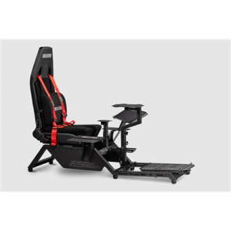 Next Level Racing | Flight Simulator Cockpit | Black and Red Next Level Racing | Flight Simulator Cockpit | Black and Red