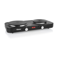 Tristar Table Hob | KP-6152 | Number of burners/cooking zones 2 | Electric | Black