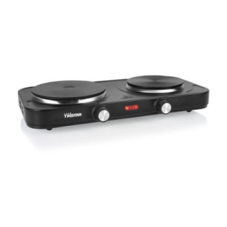 Tristar Table Hob | KP-6152 | Number of burners/cooking zones 2 | Electric | Black Tristar Table Hob | KP-6152 | Number of burners/cooking zones 2 | Electric | Black