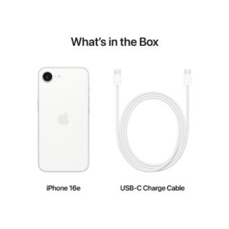 Apple | iPhone 16e | White | 6.1 Apple | iPhone 16e | White | 6.1
