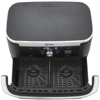 NINJA | Double Air Fryer | AF500EU Foodi FlexDrawer | Power 2470 W | Capacity 10.4 L | Black NINJA | Double Air Fryer | AF500EU Foodi FlexDrawer | Power 2470 W | Capacity 10.4 L | Black
