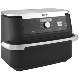 NINJA | Double Air Fryer | AF500EU Foodi FlexDrawer | Power 2470 W | Capacity 10.4 L | Black NINJA | Double Air Fryer | AF500EU Foodi FlexDrawer | Power 2470 W | Capacity 10.4 L | Black