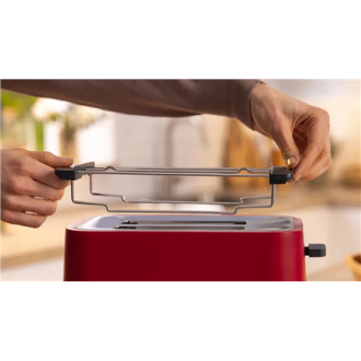 Bosch Compact Toaster | TAT3M124 MyMoment | Number of slots 2 | Housing material Plastic | Red Bosch Compact Toaster | TAT3M124 MyMoment | Number of slots 2 | Housing material Plastic | Red