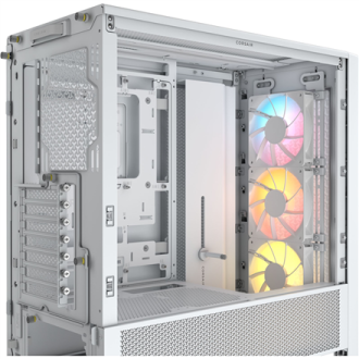 Corsair PC Case | Frame 4000D RS ARGB Modular | Mid-Tower | White Corsair PC Case | Frame 4000D RS ARGB Modular | Mid-Tower | White