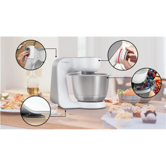 Bosch | Kitchen Machine | MUM58200 | 1000 W | Number of speeds 7 | Bowl capacity 3.9 L | White