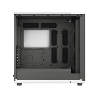 Fractal Design Computer Case | North XL | ATX | Chalk White TG Clear