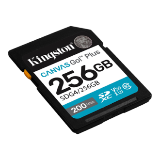 Kingston | Canvas Go! Plus | 256 GB | SD | Flash memory class Class 10, UHS-I, U3, V30 Kingston | Canvas Go! Plus | 256 GB | SD | Flash memory class Class 10, UHS-I, U3, V30