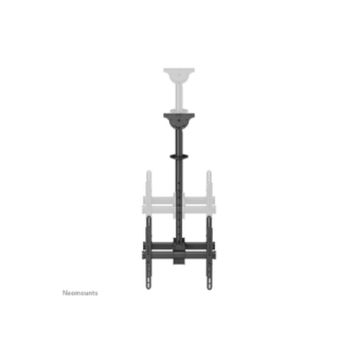 Neomounts NM-C440DBLACK Dual monitor/TV mount ceiling | Adjustable Height, Rotate, Tilt, Swivel | 32-60 