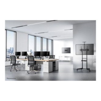 Neomounts Floor stand | FL50-550BL1 TV trolley | Adjustable Height, Tilt | 37-70 Neomounts Floor stand | FL50-550BL1 TV trolley | Adjustable Height, Tilt | 37-70