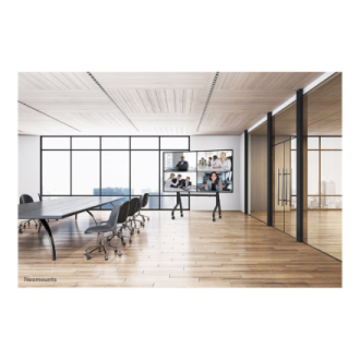 Neomounts Floor stand | FL50-575BL1 TV trolley | Adjustable Height | 65-110 Neomounts Floor stand | FL50-575BL1 TV trolley | Adjustable Height | 65-110