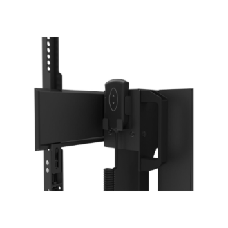 Neomounts Floor stand | FL55-875BL1 TV Trolley Motorised | Adjustable Height | 55-100 