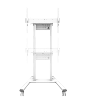 Neomounts Floor stand | FL55-875WH1 TV trolley | Adjustable Height | 55-100 Neomounts Floor stand | FL55-875WH1 TV trolley | Adjustable Height | 55-100
