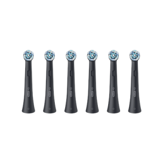 Oral-B | Replaceable toothbrush heads | iO UltimateClean | Heads | For adults | Number of brush heads included 6 | Black Oral-B | Replaceable toothbrush heads | iO UltimateClean | Heads | For adults | Number of brush heads included 6 | Black