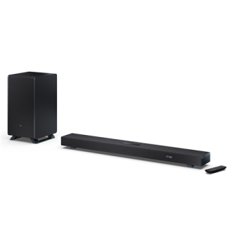 Sharp | 3.1.2 Dolby Atmos/DTS:X Soundbar with Wireless Subwoofer | HT-SBW53121(BK) | Bluetooth Sharp | 3.1.2 Dolby Atmos/DTS:X Soundbar with Wireless Subwoofer | HT-SBW53121(BK) | Bluetooth