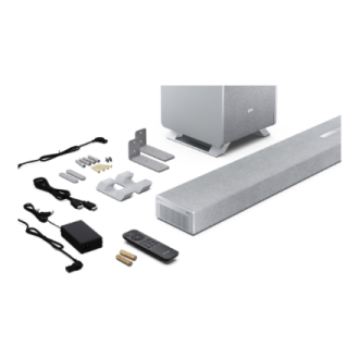Sharp | 5.1.2 Dolby Atmos/DTS:X Soundbar with Wireless Subwoofer | HT-SBW55121(SL) | Bluetooth Sharp | 5.1.2 Dolby Atmos/DTS:X Soundbar with Wireless Subwoofer | HT-SBW55121(SL) | Bluetooth