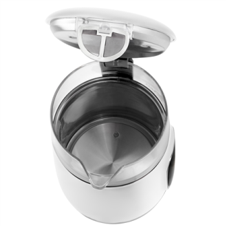 Adler Kettle with LED Display | AD 1305 | Electric | 2200 W | 1.7 L | Plastic | 360 rotational base | White/Silver