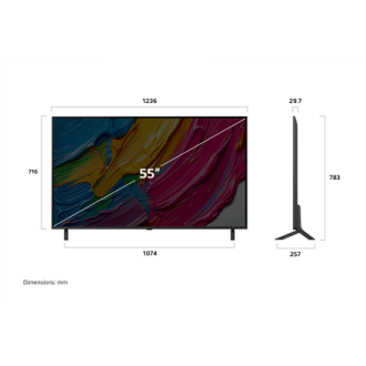 LG 55QNED80A3A | 55 | Smart TV | webOS | UHD | Black LG 55QNED80A3A | 55 | Smart TV | webOS | UHD | Black