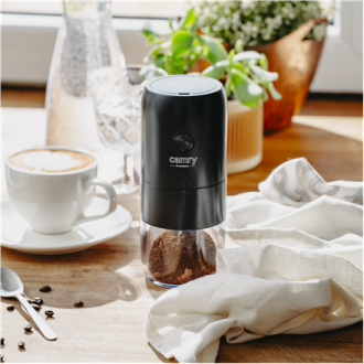 Camry Cordless USB Electric Coffee Grinder | CR 4302 | 25 W | Coffee beans capacity 25-30 g | Black Camry Cordless USB Electric Coffee Grinder | CR 4302 | 25 W | Coffee beans capacity 25-30 g | Black
