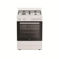 INDESIT Cooker | I6G5KCW | Hob type Gas | Oven type Electric | White | Width 60 cm | Depth 60 cm | Grilling | Energy efficiency 