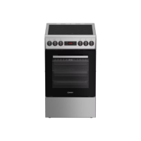 INDESIT Cooker | IS5V8CSX/P | Hob type Ceramic | Oven type Electric | Stainless Steel | Width 50 cm | Depth 60 cm | Grilling | E