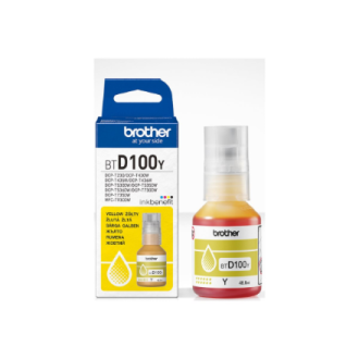 Brother BTD100Y | Ink Bottle | Yellow Brother BTD100Y | Ink Bottle | Yellow