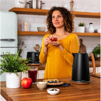 Cecotec Kettle | ThermoSense 400 | Electric | 3000 W | 1.7 L | Stainless steel | 360 rotational base | Black Cecotec Kettle | ThermoSense 400 | Electric | 3000 W | 1.7 L | Stainless steel | 360 rotational base | Black