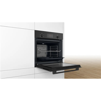 Bosch Oven | HBF133BA1 | 66 L | Electric | EcoClean | Knobs | Height 59.5 cm | Width 59.4 cm | Black Bosch Oven | HBF133BA1 | 66 L | Electric | EcoClean | Knobs | Height 59.5 cm | Width 59.4 cm | Black