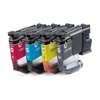 Brother LC521VAL | Ink Cartridge | Black, Cyan, Magenta,Yellow Brother LC521VAL | Ink Cartridge | Black, Cyan, Magenta,Yellow