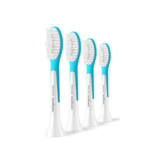 Philips | Replacement brush heads | HX6044/90 Sonicare For Kids7+ | Heads | For kids | Number of brush heads included 4 | White/ Philips | Replacement brush heads | HX6044/90 Sonicare For Kids7+ | Heads | For kids | Number of brush heads included 4 | White/