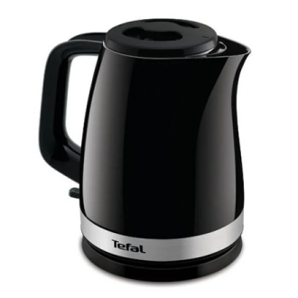 TEFAL | Kettle | KO150F30 Delfini Vision | Electric | 2400 W | 1.5 L | Plastic | 360 rotational base | Black/Stainless steel
