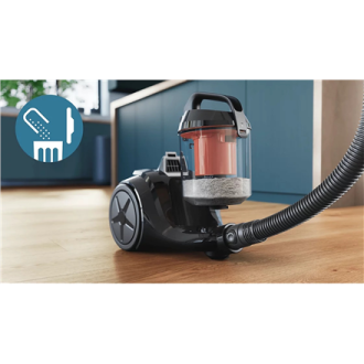 Philips | Vacuum cleaner | XB1142/10 1000 series | Bagless | Power 800 W | Dust capacity 1.3 L | Rich black/Coral moody Philips | Vacuum cleaner | XB1142/10 1000 series | Bagless | Power 800 W | Dust capacity 1.3 L | Rich black/Coral moody