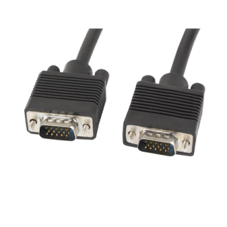 Lanberg VGA Cable, Dual-Shielded Ferrite Core | CA-VGAC-10CC-0018-B | VGA to VGA | 1.8 m Lanberg VGA Cable, Dual-Shielded Ferrite Core | CA-VGAC-10CC-0018-B | VGA to VGA | 1.8 m