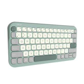 Asus Marshmallow KW100 | Keyboard | Wireless | US International | Green Tea Latte