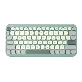 Asus Marshmallow KW100 | Keyboard | Wireless | US International | Green Tea Latte