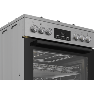 BEKO Cooker | FBMA61330GXDT | Hob type Gas | Oven type Electric | Stainless Steel | Width 60 cm | Depth 60 cm | Grilling | LED | BEKO Cooker | FBMA61330GXDT | Hob type Gas | Oven type Electric | Stainless Steel | Width 60 cm | Depth 60 cm | Grilling | LED |