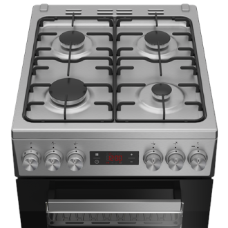 BEKO Cooker | FSM52321DXDT | Hob type Gas | Oven type Electric | Stainless Steel | Width 50 cm | Depth 60 cm | Grilling | Energy BEKO Cooker | FSM52321DXDT | Hob type Gas | Oven type Electric | Stainless Steel | Width 50 cm | Depth 60 cm | Grilling | Energy