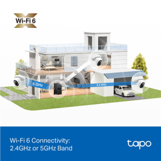 TP-LINK | Pan/Tilt Security Wi-Fi Camera | Tapo C560WS | Dome | 8 MP | 4mm/F1.6 | H.264 | Micro SD, Max. 512 GB