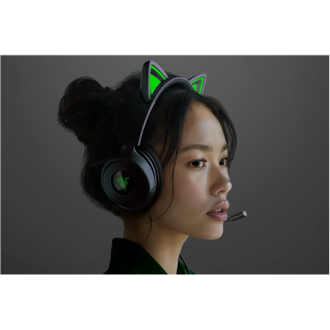 Razer Gaming Headset | Kraken Kitty V3 X | Wired | Over-Ear | Microphone | Black Razer Gaming Headset | Kraken Kitty V3 X | Wired | Over-Ear | Microphone | Black