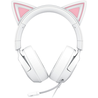 Razer Gaming Headset | Kraken Kitty V3 X | Wired | Over-Ear | Microphone | White Razer Gaming Headset | Kraken Kitty V3 X | Wired | Over-Ear | Microphone | White